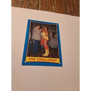 Vintage 1987 WWF Andre the Giant vs Hulk Hogan Card #58 WrestleMania 3 Challenge